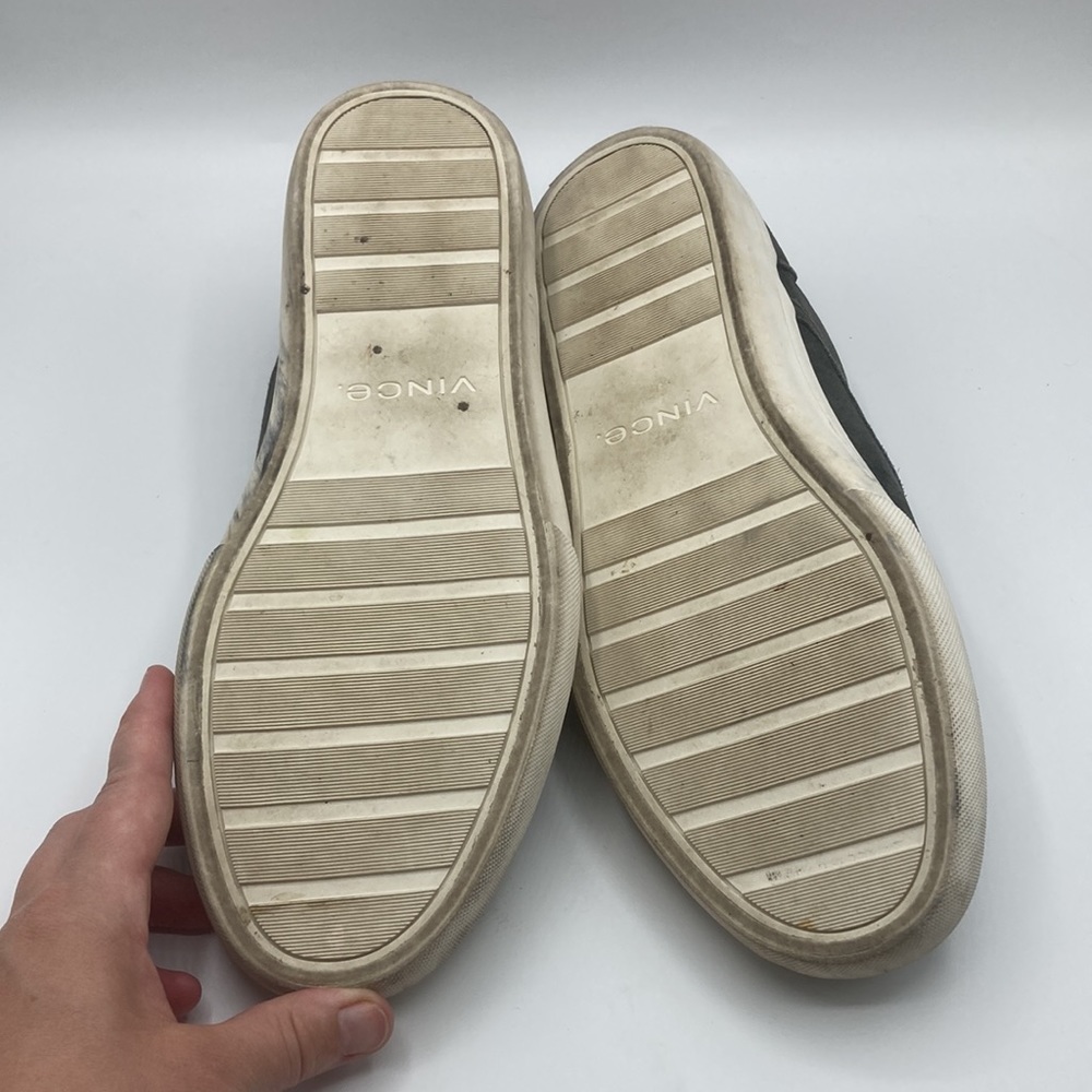 Vince Dark Grey Water Repellant Slip On Sneaker Shoes Men's Size 9.5 - Picture 10 of 13